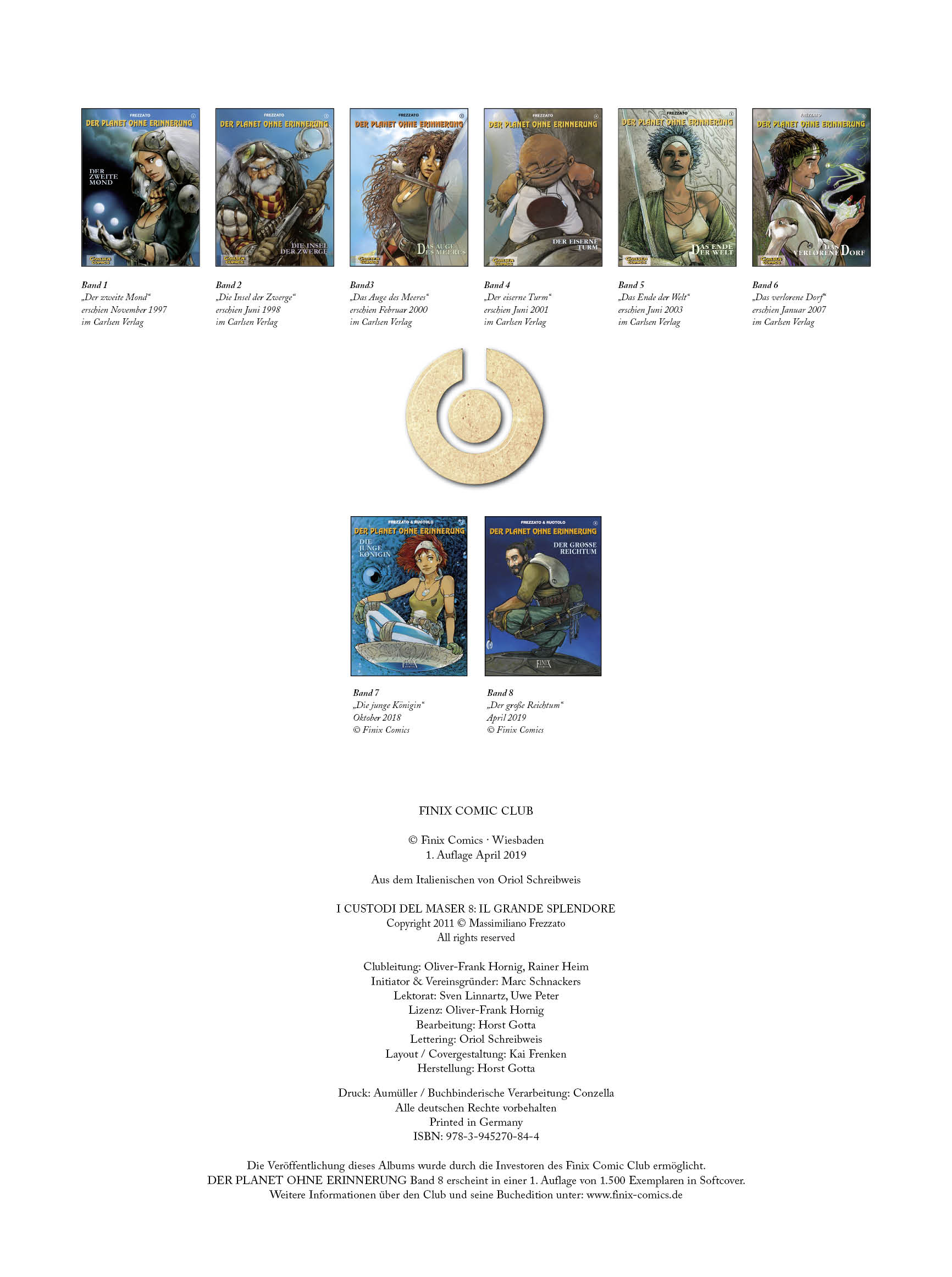 finix-der-planet-ohne-erinnerung-band-8-comic image 3