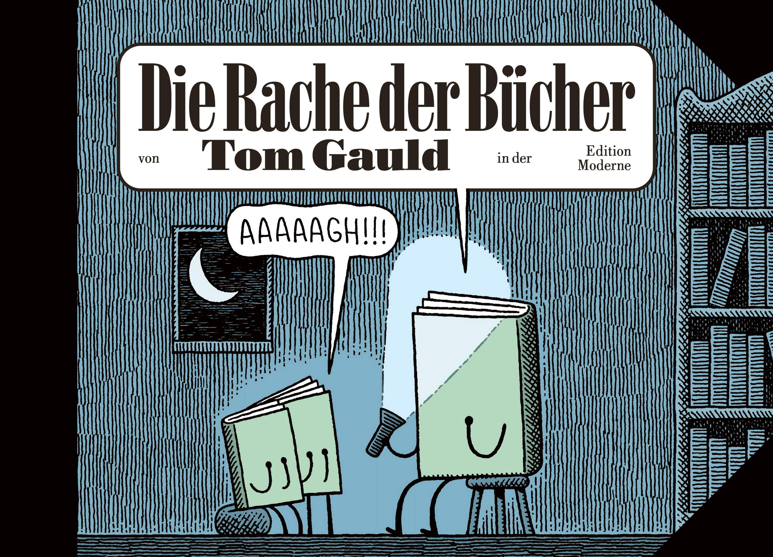 edition-moderne-die-rache-der-b-cher-cartoonband-von-tom-gauld image 1