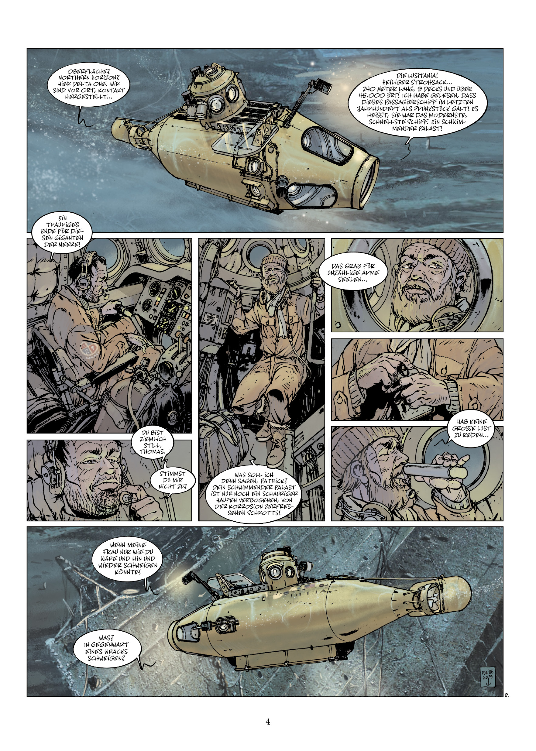finix-seefahrtlegenden-1-die-lusitania-1915-graphic-novel-comic-album image 4