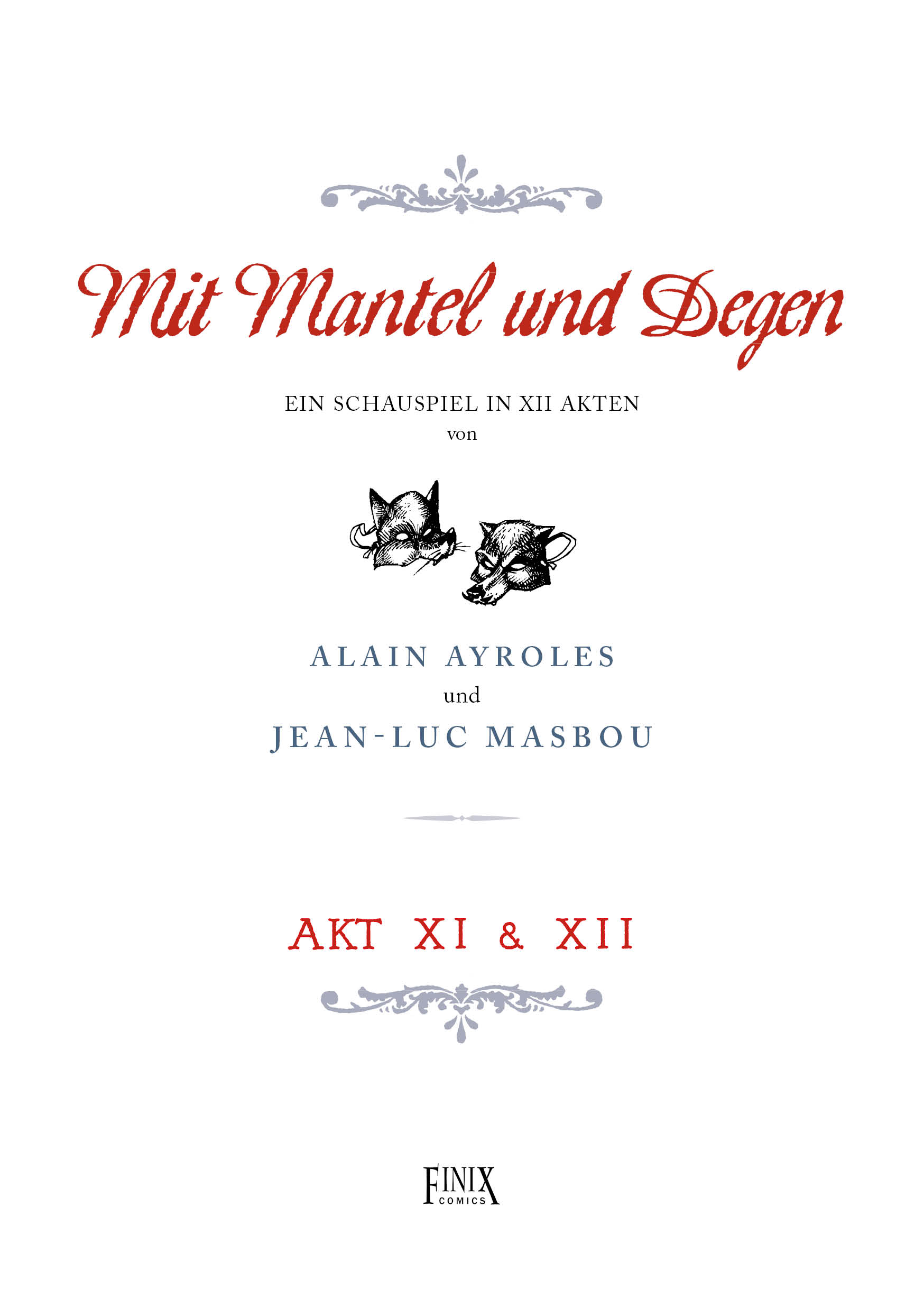 finix-mit-mantel-und-degen-band-6-akt-xi-xii-comic-album image 2