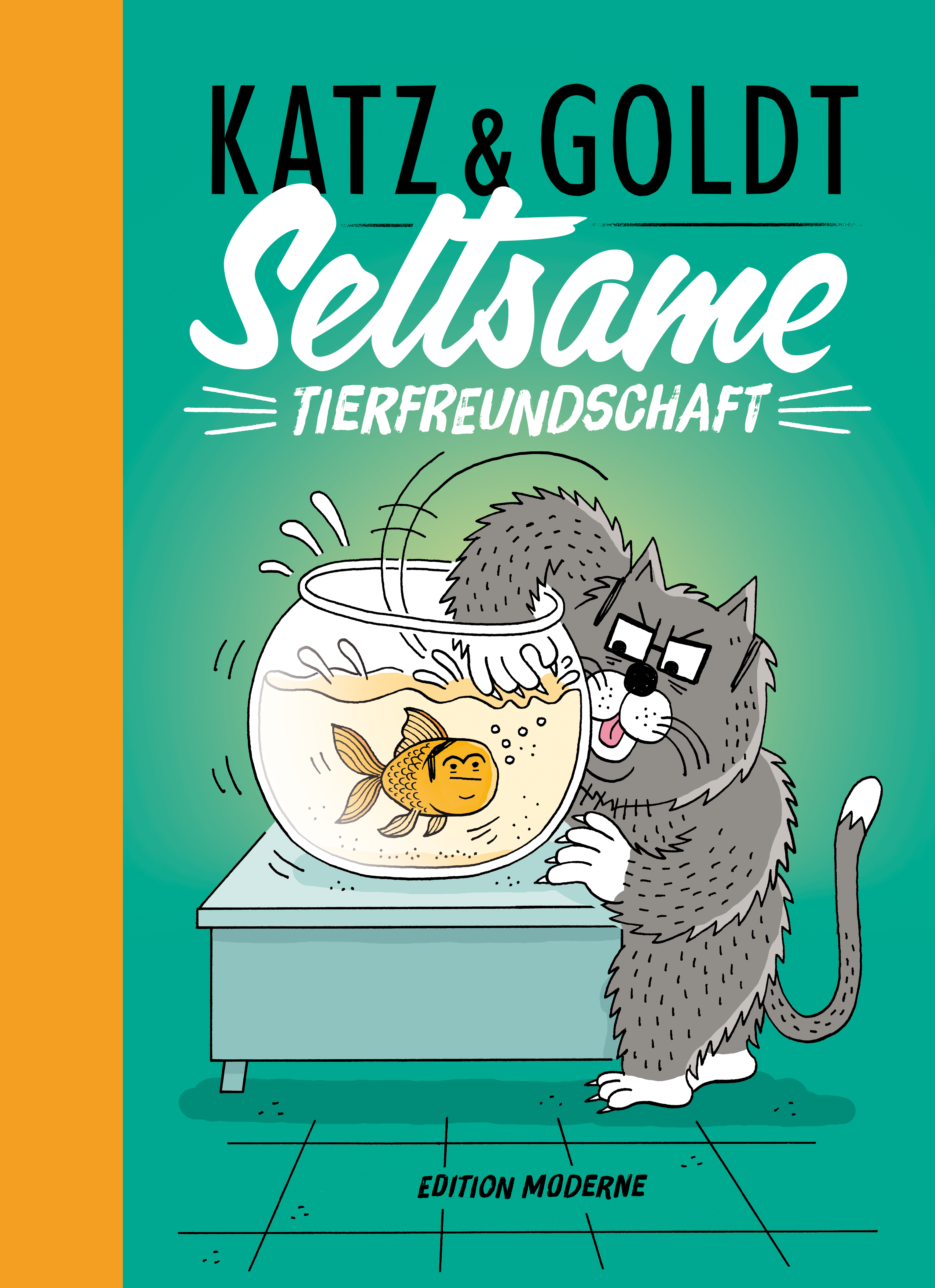 edition-moderne-seltsame-tierfreundschaft-katz-goldt-comicband image 1