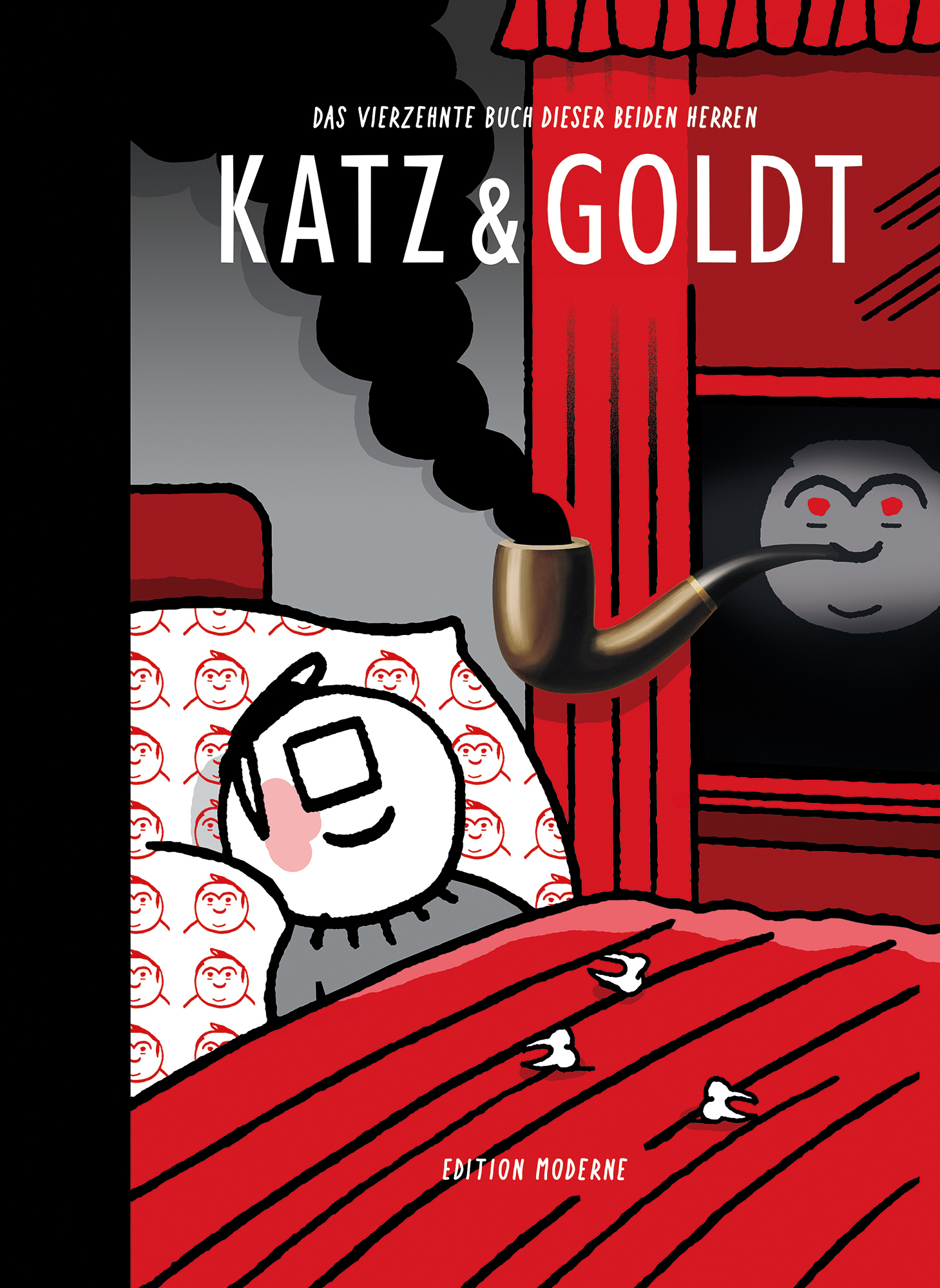 edition-moderne-das-vierzehnte-buch-dieser-beiden-herren-katz-goldt-cartoon image 1