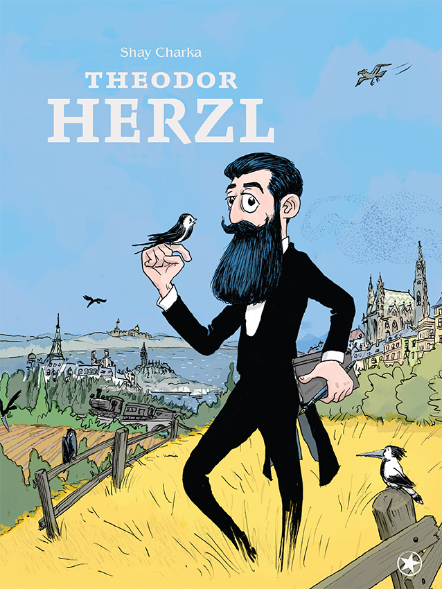 bahoe-books-theodor-herzl-graphic-novel-shay-charka-biografie image 1