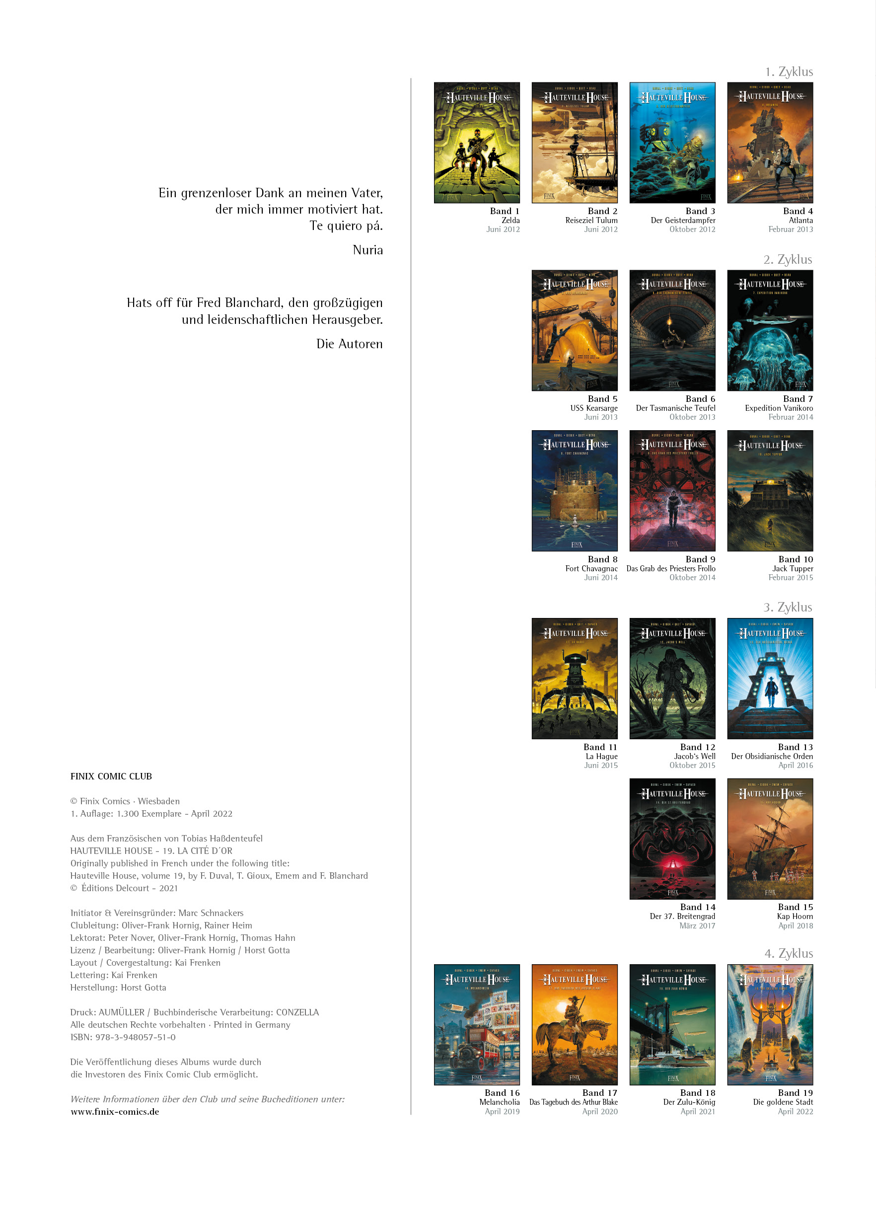 finix-hauteville-house-band-19-la-cit-d-or-comic-album image 3