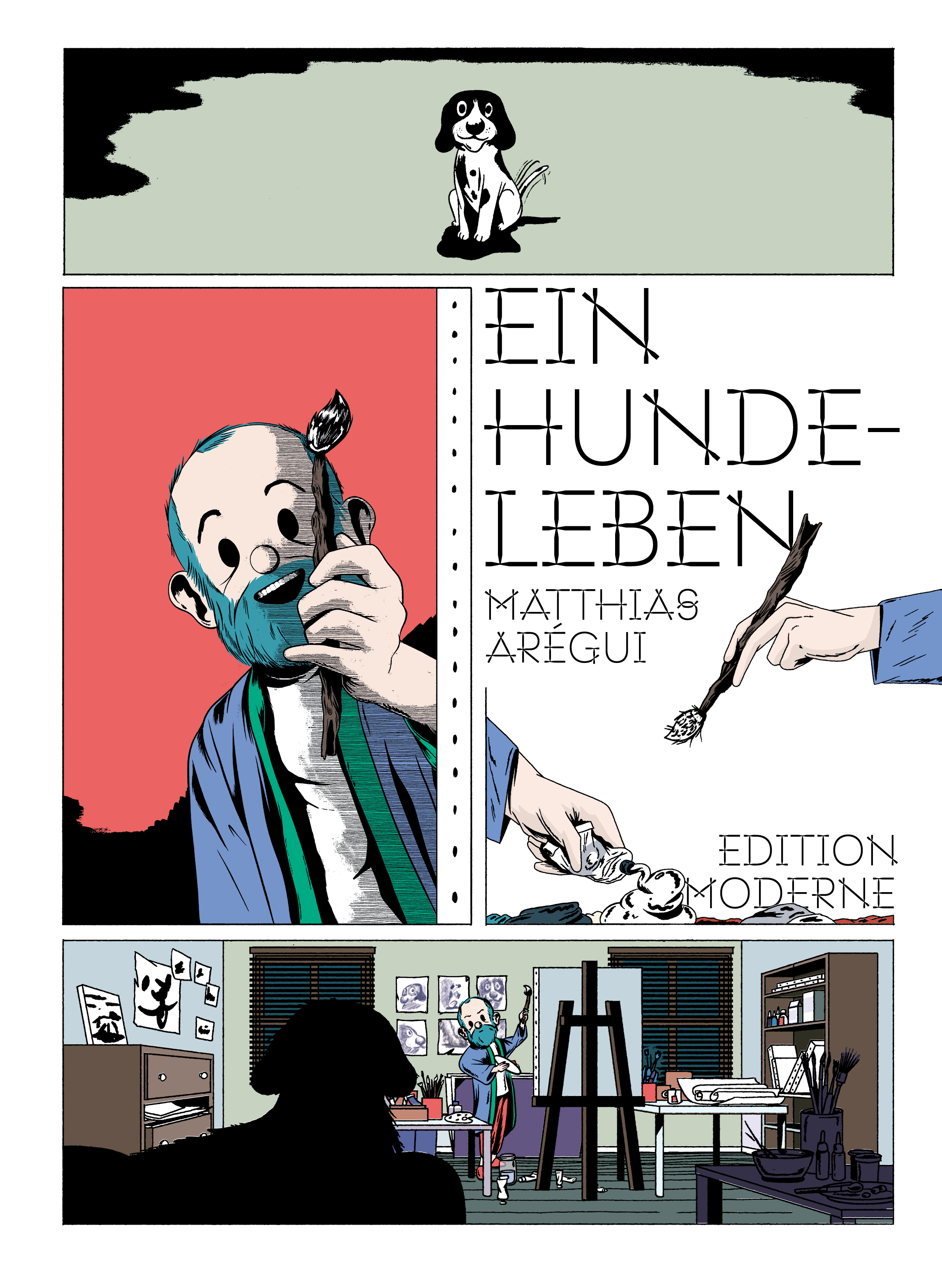 edition-moderne-ein-hundeleben-k-nstler-comic-graphic-novel image 1