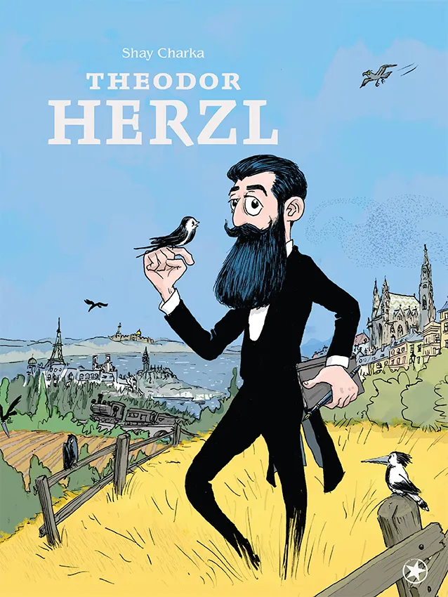 bahoe-books-theodor-herzl-graphic-novel-shay-charka-biografie image 1