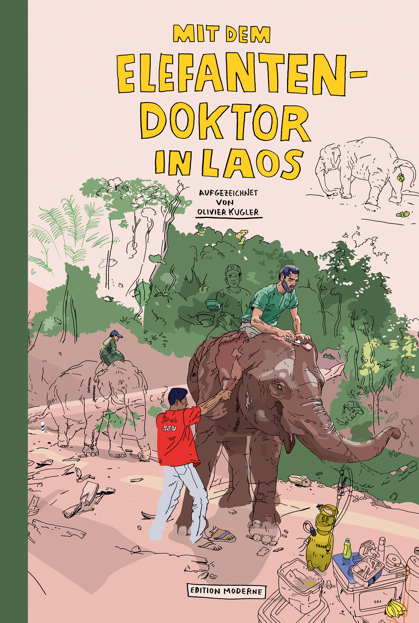 edition-moderne-mit-dem-elefantendoktor-in-laos-reportage-comic image 1