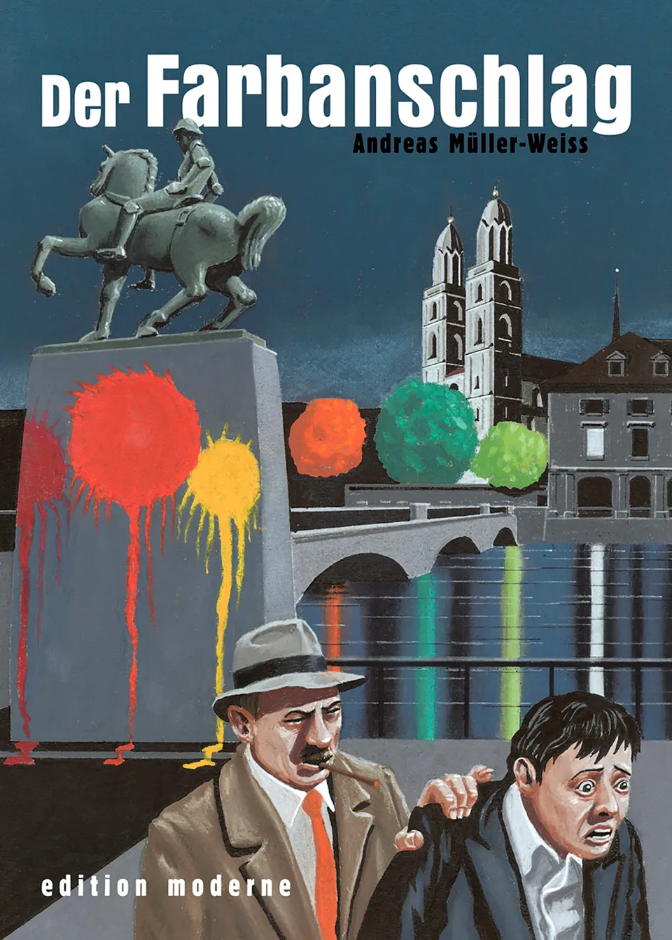 edition-moderne-der-farbanschlag-polit-krimi-comic image 1